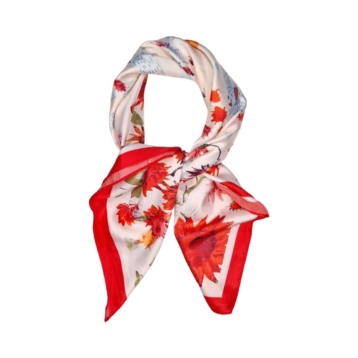 3351 Lite skjerf silkelook - rød