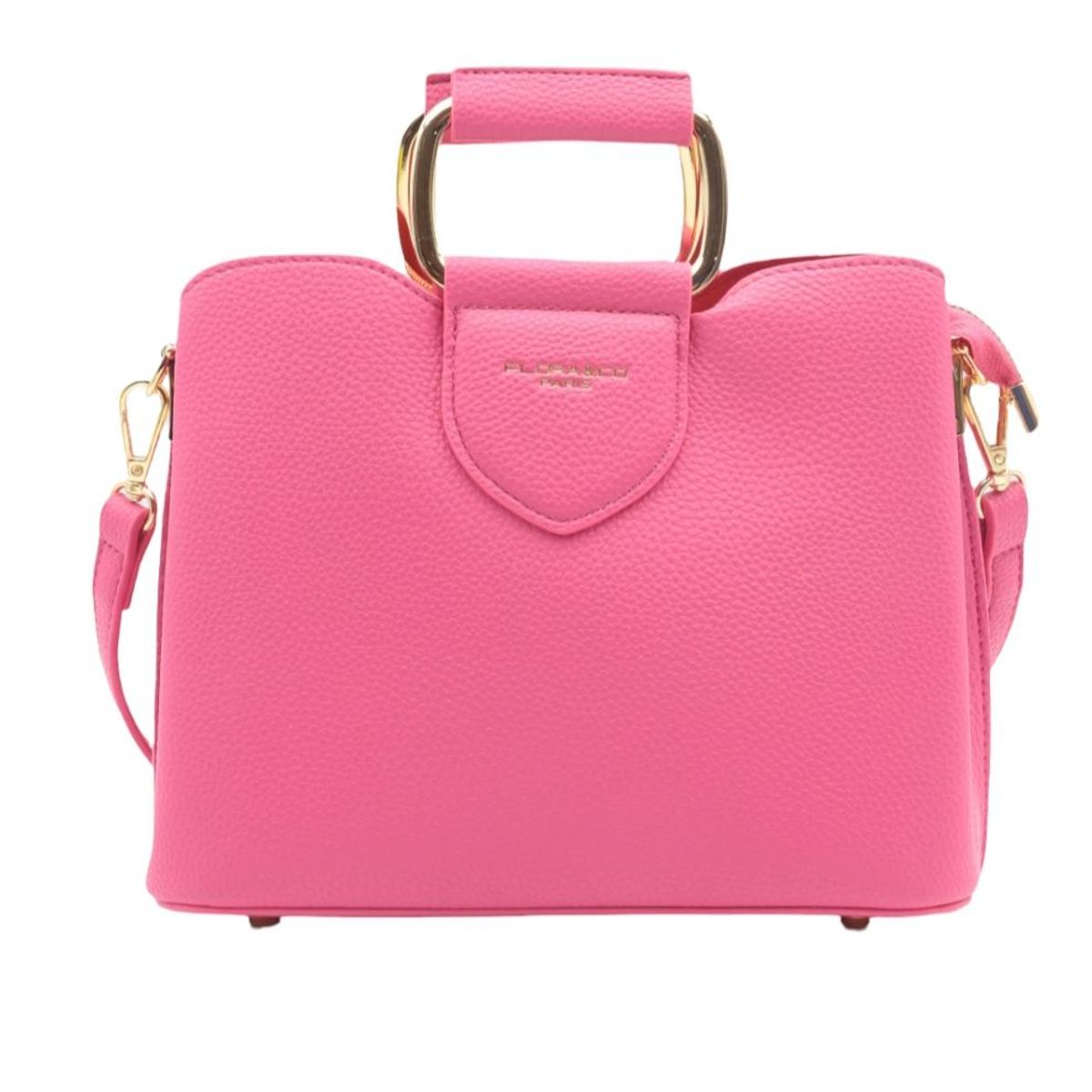 FL6977 ALVA veske imitert skinn - fuxia rosa 