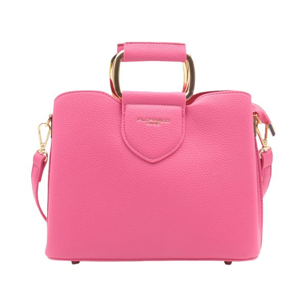 Hovedbilde FL6977 ALVA veske imitert skinn - fuxia rosa 