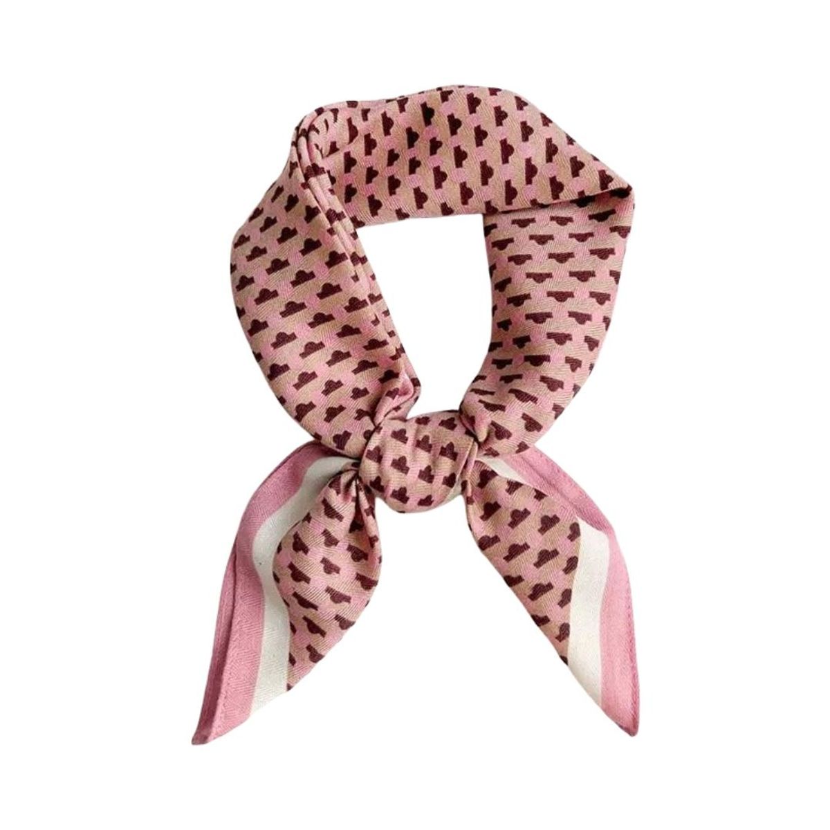 W252 Lite skjerf viscose  - rosa