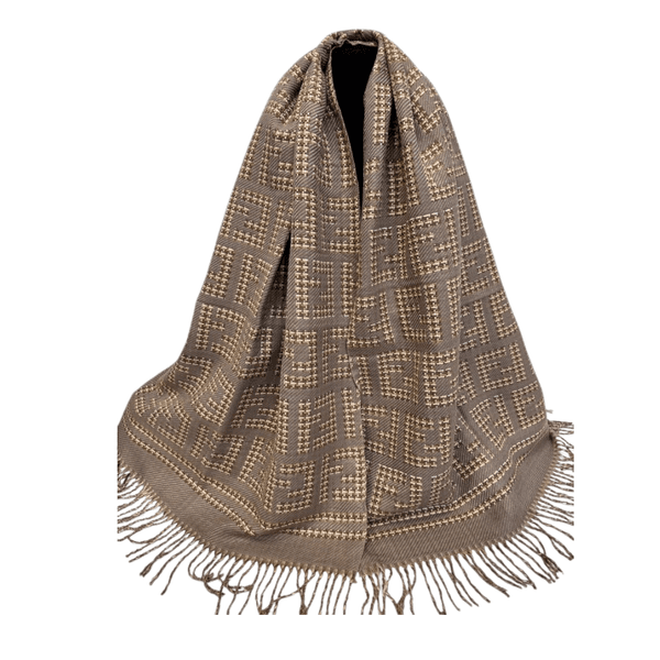 Hovedbilde RE-V04 Skjerf - taupe KUN 1STK