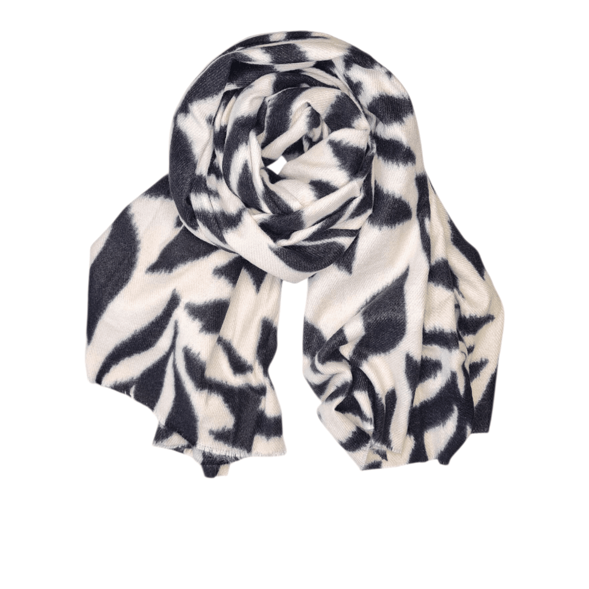 CF18 Skjerf ullmix  - sort