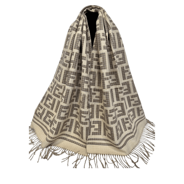 Hovedbilde RE-V04 Skjerf - beige KUN 1STK