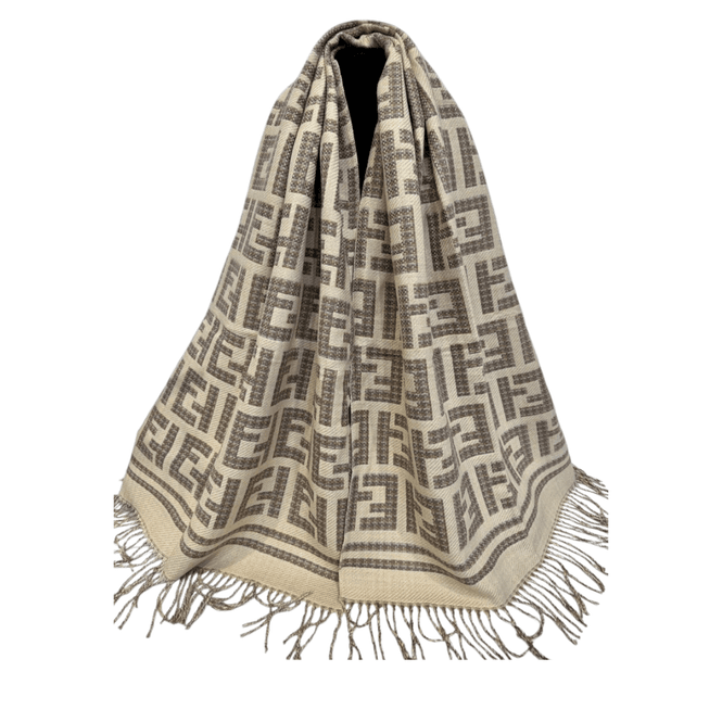 Hovedbilde RE-V04 Skjerf - beige KUN 1STK