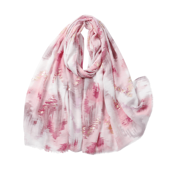Hovedbilde C215 Skjerf viscose/bomull - rosa