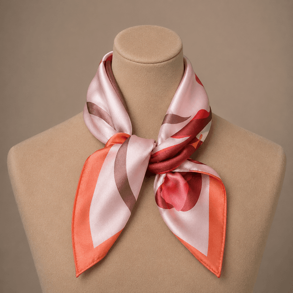 Hovedbilde C017 Lite skjerf silkelook - coral