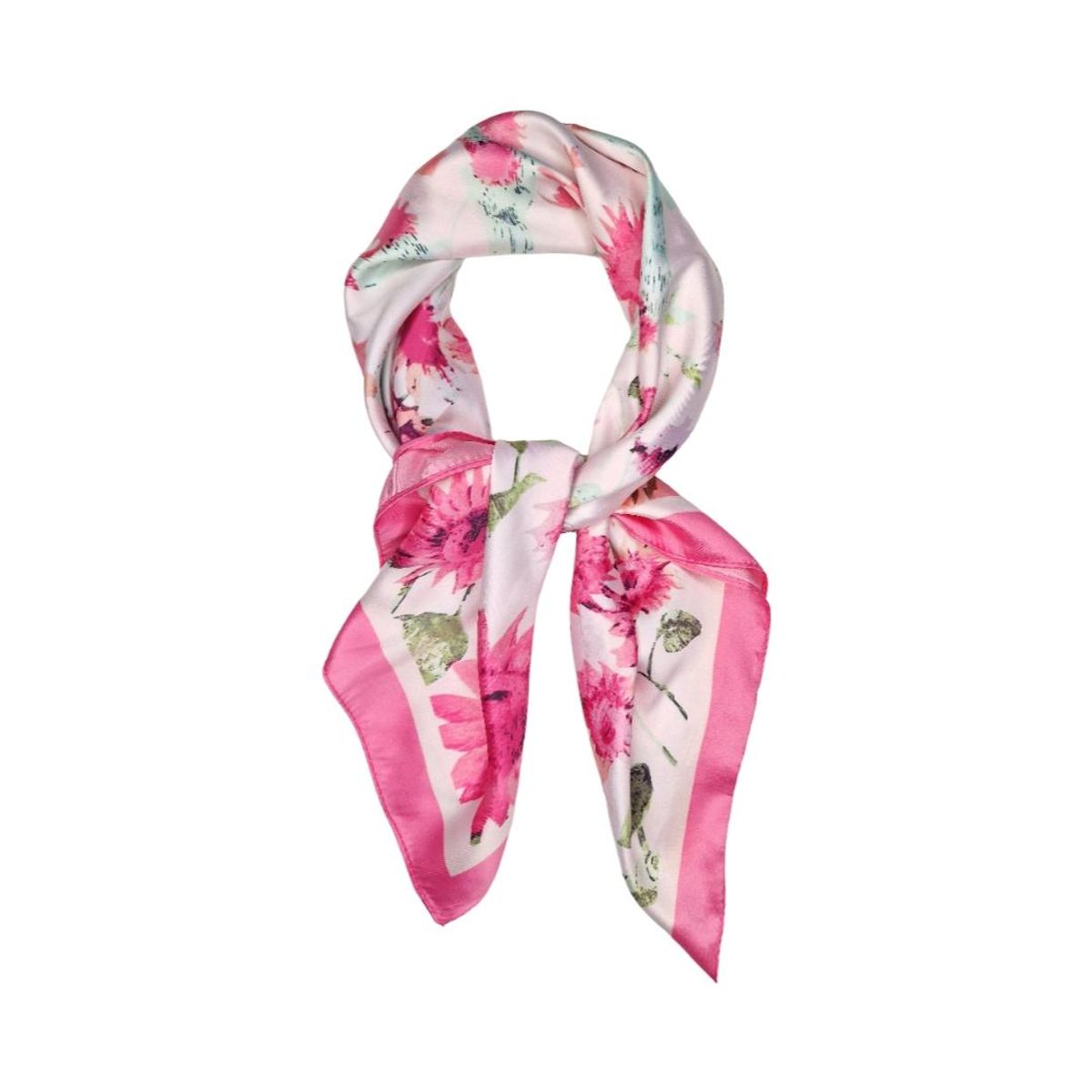 3351 Lite skjerf silkelook - rosa
