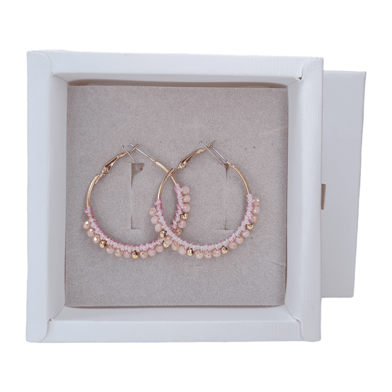 3132 ørepynt pink stones 