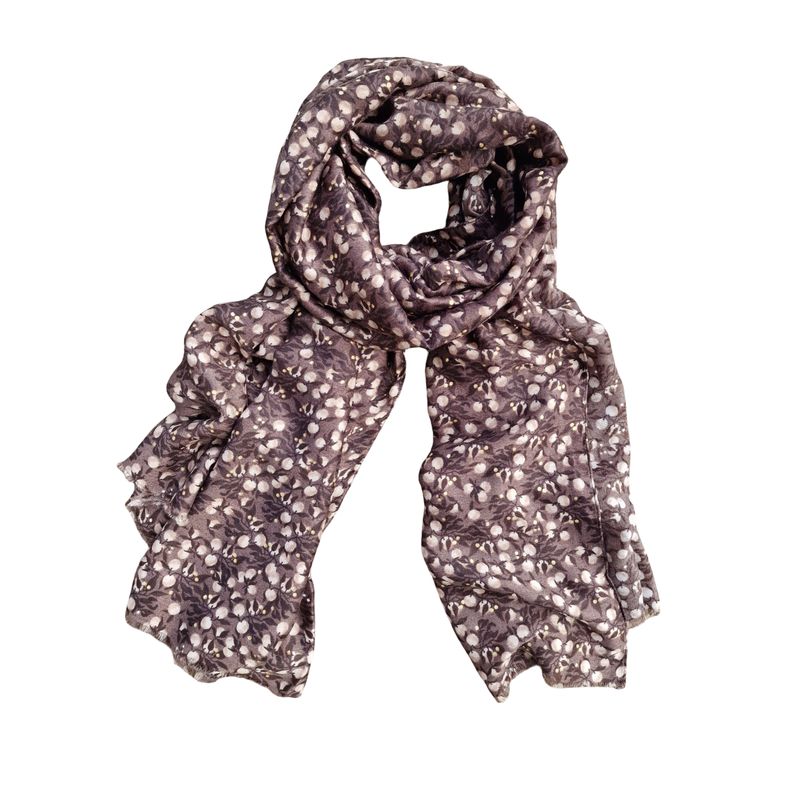 BA4227 Skjerf viscosemix - brun