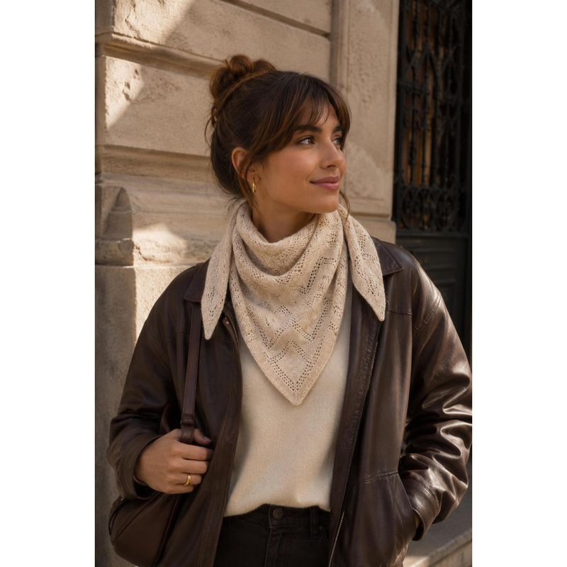 BA4184 Lite skjerf viscose - beige